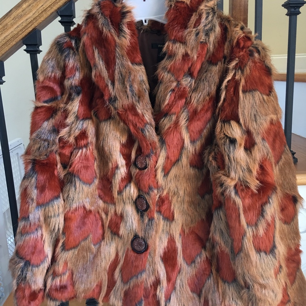 GORGEOUS “FAUX FUR” COAT NWT
